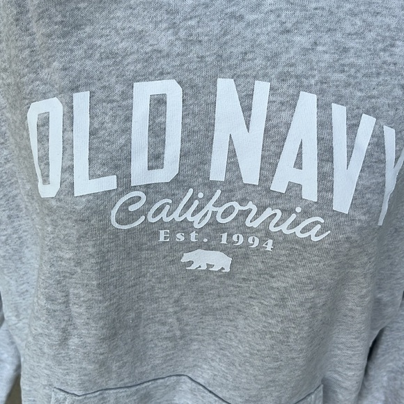 BNWOT Old Navy gray hoodie - Picture 4 of 14